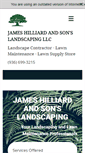 Mobile Screenshot of hilliardlandscaping.com