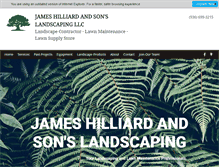 Tablet Screenshot of hilliardlandscaping.com